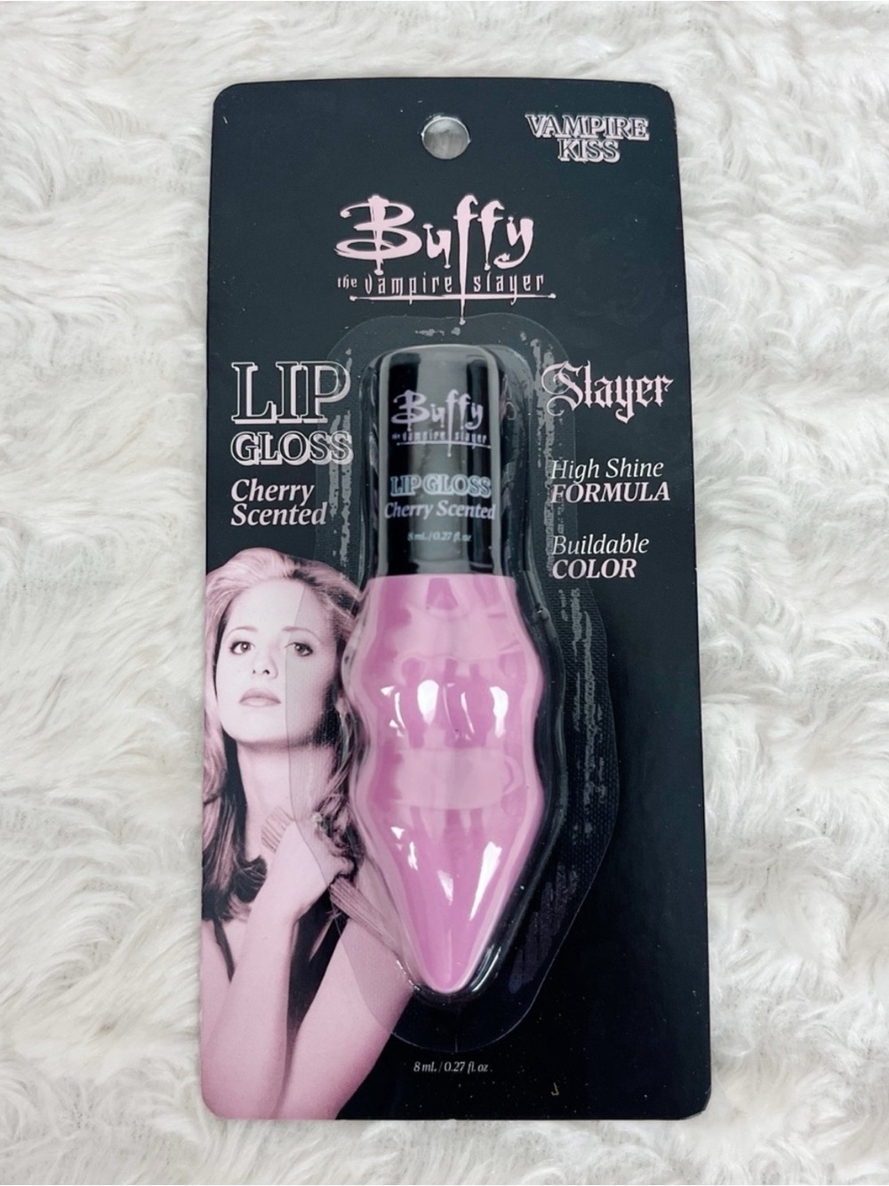 Buffy The Vampire Slayer Wood Stake Mr Pointy Pink Cherry Lip Gloss Whimsigoth